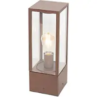 QAZQA Lampadaire d'extérieur industriel brun rouille 40 cm IP44 - Charlois