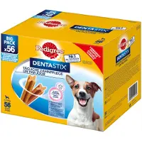 Pedigree DentaStix Daily Oral Care - traitement dentaire pour petits chiens - 56 pièces - 8 x 110 g