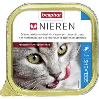 Beaphar Régime rénal Croquettes pour chats - Canard - 16 x 100 g