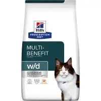 Hill's Pet Nutrition Prescription Diet w/d - Multi-Benefit - Feline - 2 x 3 kg