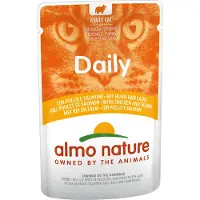 Almo Nature Daily au poulet et saumon pâtée pour chat (70 g)