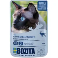 Bozita 12x85g Bouchées en gelée élan Bozita - Pâtée pour chat