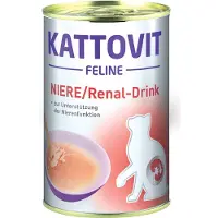 Kattovit Boisson Renal Drink pour chat - poulet (24 x 135 mL)