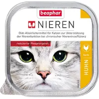 Beaphar Régime rénal Croquettes pour chats - Poulet - 16 x 100 g