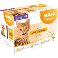 IAMS Delights Poulet en Sauce Chaton - 12 x 85g