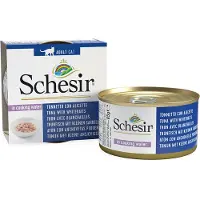 Schesir Tuńczyk ze szprotkami w bulionie dla kotów 12x85 g