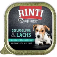 Rinti Feinest Poultry Pure&amp;Salmon volaille et saumon 12x150 g