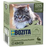 Bozita 6x370g Bouchées en gelée lapin - Pâtée pour chat