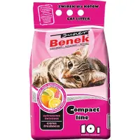 Benek Super Compact Fraîcheur de Citron Litière 25 l