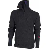 Ulvang Rav sweater w/zip, homme, gris foncé