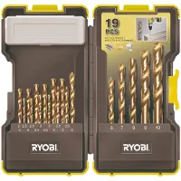 Ryobi Jeu de forets à métal 19pcs. HSS