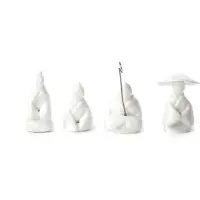 Kikkerland CU127 Lot de 4 Supports pour sachets de thé Motif pêcheur