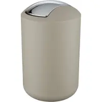 Wenko Poubelle Brasil 6,5 l taupe