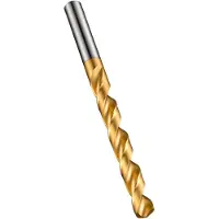 DORMER Foret hélicoïdal DIN 338 A510 Ø nominal 11.91 mm HSS rectifié TiN Queue cylindrique 4xD Droite (11.91 millimètres)
