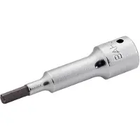 Bahco 1/4´´ Socket 4 Mm Argenté
