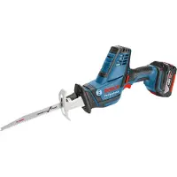 Bosch Scie sabre sans fil GSA 18 V-Li C 2 batteries 5,0Ah Chargeur L-Boxx