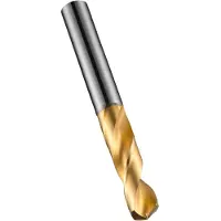 DORMER Foret hélicoïdal DIN 6539 type N R520 Ø nominal 7 mm HM TiN DIN 6535 HA 2,5XD (7 millimètres)