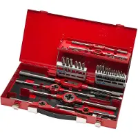 DORMER Jeu d'outils de taraudage 21 M3-M12 21 pièces HSS Cassette métallique