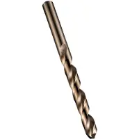 DORMER Foret hélicoïdal DIN 338 Type N A777 Ø nominal 0.8 mm HSS-E profilé Cylindre couleur bronze 4xD (0,8 millimètre, 0,8 mm)