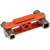 Bahco 5 In 1 For Control Cabinets Key 97x25 Mm Orange