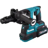 Makita Perfo-burineur SDS-Plus 40 V max 28 mm - - avec 1 batterie 40V 4.0Ah - chargeur - MakPac - HR002GM202