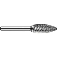 DORMER Fraise sur tige H Ø 9.6 Longueur de la tête 19 mm Ø de la tige 6 HM Denture Croix
