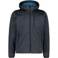 CMP Zip Hood 3a01787n-m Softshell Jacket Noir 4XL Homme