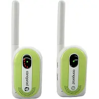 Moni Babyphone Maternal Instinct portée jusqu'à 1,3 km, récepteur avec clip ceinture vert
