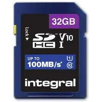 Integral - Carte mémoire intégrale SDHC V10 32GB | Soufflez un 1 pièce