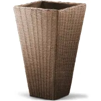 Deuba Pot de fleurs sable 40x40x70 cm pour jardin