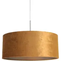 Steinhauer Lampe suspendue velours doré Sparkled Ø45cm