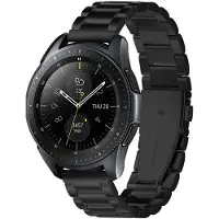 Spigen 600WB24980 Accessoires pour smartwatch Bande en acier inoxydable (20 mm, Acier inoxydable), Sangles de montre, Noir