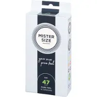 Mister Size Préservatifs x10 - Largeur nominale 60mm