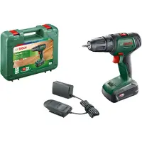 Bosch Universaldrill 18 1xbattery Electric Screwdriver Argenté One Size / EU Plug 220V