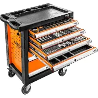 Neo Tools Servante d'atelier équipée 126 pcs.