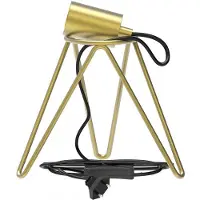Calex Lampe de table trépied dorée Tripod