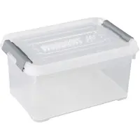 Curver Allibert HANDY+ Box 6L, transparent / silber