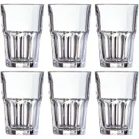 Arcoroc - Arc J2602 - J2603 Gobelet Granity, Verre Trempee, Transparent, 42 Cl
