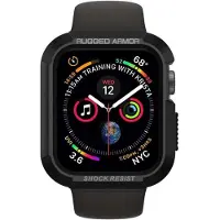 Spigen Coque Rugged Armor pour l'Apple Watch Series 4-6 / SE - 40 mm - Noir