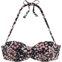 LASCANA Hauts de bikini mélange de couleurs / noir