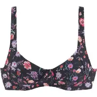 LASCANA Hauts de bikini mélange de couleurs / noir