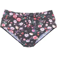 LASCANA Bas de bikini mélange de couleurs / noir