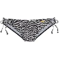 LASCANA Bas de bikini noir / blanc