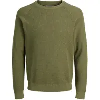 Jack & Jones Classic Waffle Sweater Vert S Homme