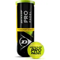 Dunlop Bo te de 3 balles Sports Pro Padel Jaune