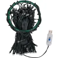 vidaXL Filet lumineux pour arbre de Noël avec 210 LED 210 cm