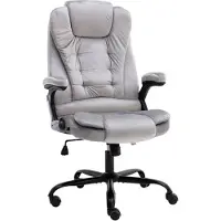 vidaXL Chaise de bureau gris clair velours