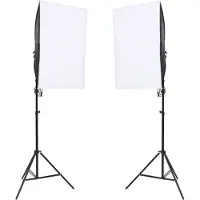 vidaXL Lampes de studio professionnelles 2 pcs 40x60 cm
