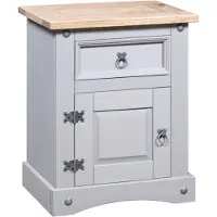 vidaXL Pin Table De Chevet Mexicain Table De Nuit Armoire De Chevet Chambre À Coucher Salon Salle De Séjour Maison Intérieur 282617