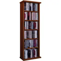 Hioshop Bois CD DVD Stand Étagère Rangement Étagère sur pied Vostan Bois CD DVD Stand Étagère Rangement Étagère sur pied Vostan